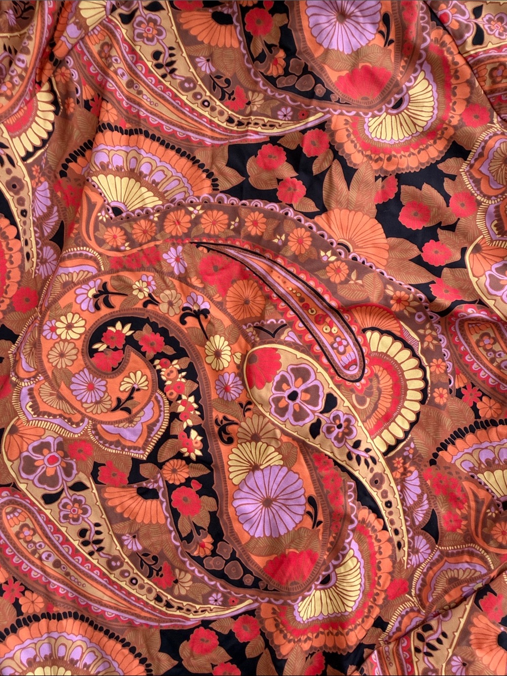 Billabong Multicolor Paisley Long Sleeve swimsuit rash guard surf suit wetsuit - Picture 2 of 5